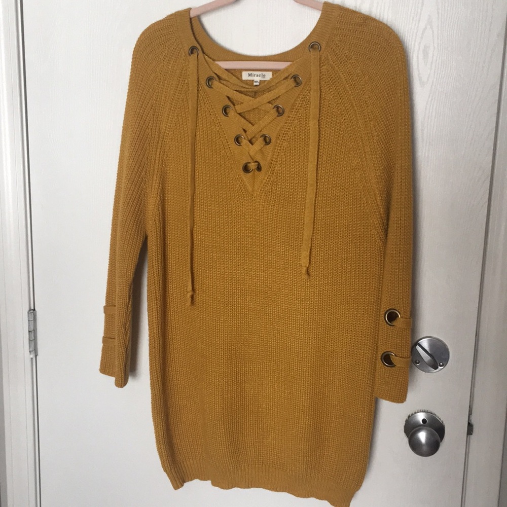 Miracle Mustard Knit Sweater